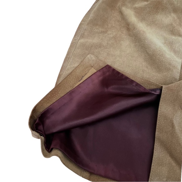 Vintage Suede Leather Skirt - Picture 6 of 7